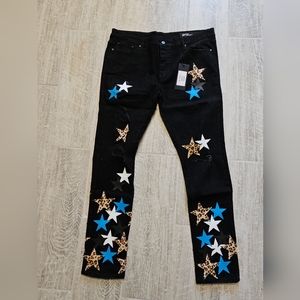 GFTD Black Star Jeans Size 42